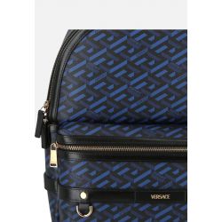 Рюкзак Versace La Greca Signature синий
